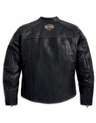 Men’s Harley Davidson Perforated Black Jacket