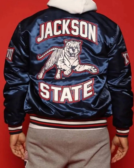 Men’s Jackson State University Satin Jacket Men’s Jackson State University Satin Jacket
