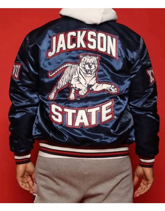 Men’s Jackson State University Satin Jacket