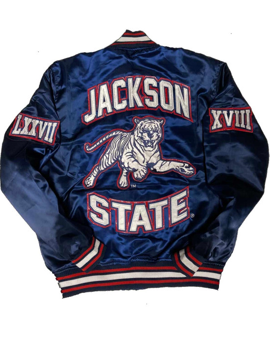 Men’s Jackson State University Satin Jacket Men’s Jackson State University Satin Jacket