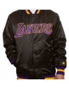 Men’s Lakers Los Angeles Bomber Satin Jacket