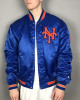 Men’s New York Mets Blue Satin Jacket Men’s New York Mets Blue Satin Jacket