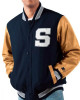 Men’s Nittany Lions Navy Blue Bomber Jacket Men’s Nittany Lions Navy Blue Bomber Jacket