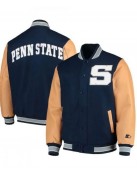 Men’s Nittany Lions Navy Blue Bomber Jacket