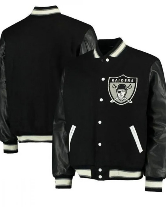 Men’s Oakland Raiders Varsity Jacket Men’s Oakland Raiders Varsity Jacket