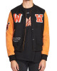 Men’s Off-White Eagle Temp Wool Varsity Jacket Men’s Off-White Eagle Temp Wool Varsity Jacket