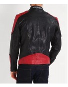 Men’s Red and Black New Fashion Biker Jacket