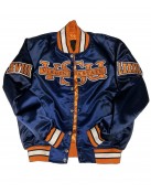 Men’s Virginia State University Blue Satin Jacket