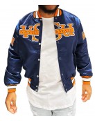 Men’s Virginia State University Blue Satin Jacket