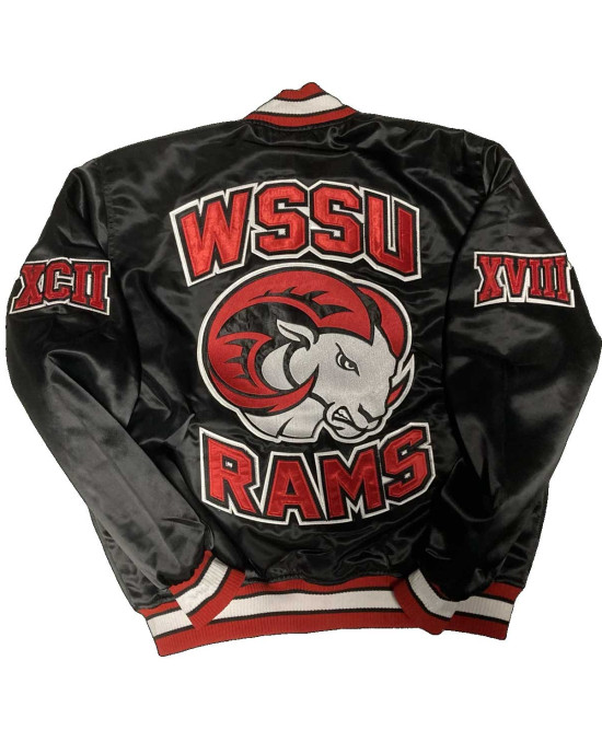 Men’s Winston Salem State University Black Jacket Men’s Winston Salem State University Black Jacket