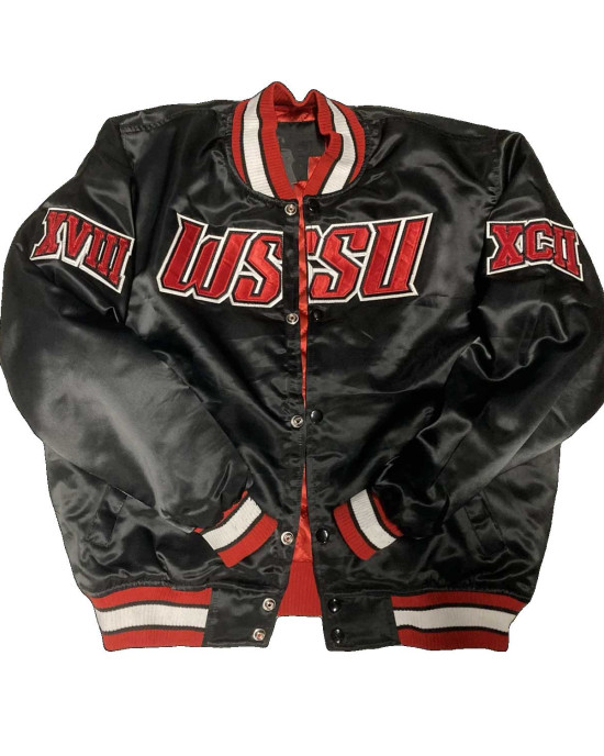 Men’s Winston Salem State University Black Jacket Men’s Winston Salem State University Black Jacket