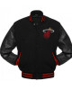 Miami Heat Black Varsity Jacket Miami Heat Black Varsity Jacket