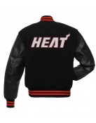 Miami Heat Black Varsity Jacket