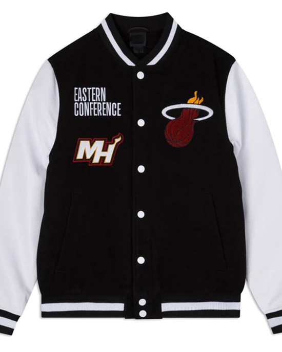 Miami Heat Eastern Conference Varsity Jacket Miami Heat Eastern Conference Varsity Jacket