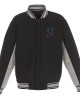 Miami Marlins Accent Varsity Black Wool Jacket Miami Marlins Accent Varsity Black Wool Jacket