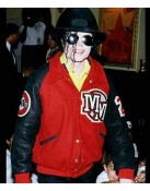 Michael Jackson Red & Black Jacket