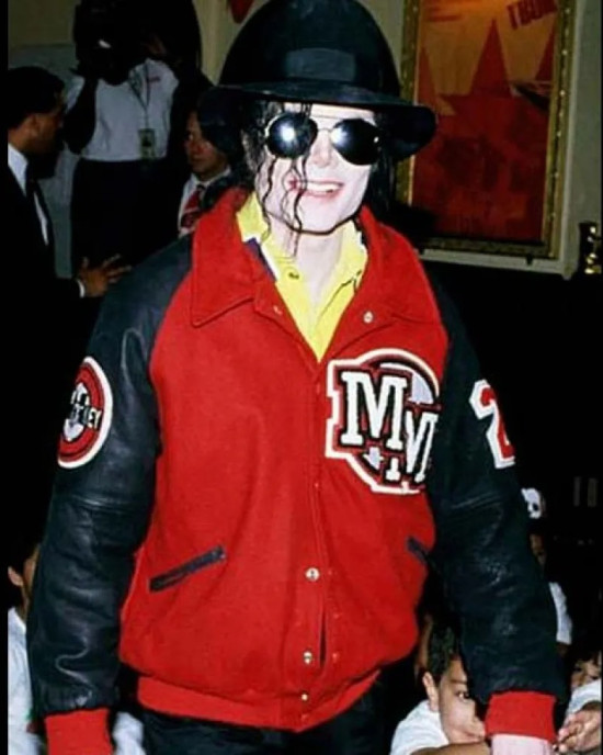 Michael Jackson Red & Black Jacket Michael Jackson Red & Black Jacket