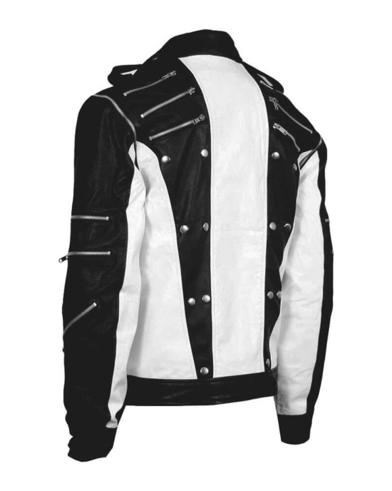 Michael Jackson’s Black & White Leather Jacket Michael Jackson’s Black & White Leather Jacket