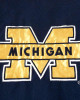 Michigan Wolverines Navy and Yellow Varsity Wool Jacket Michigan Wolverines Navy and Yellow Varsity Wool Jacket