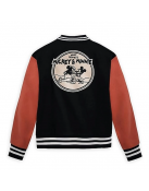 Mickey And Minnie Mouse Varsity Jacket