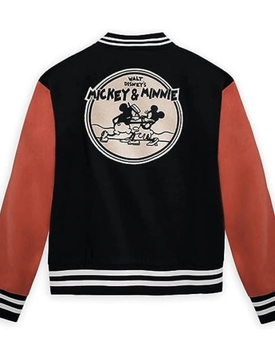Mickey And Minnie Mouse Varsity Jacket Mickey And Minnie Mouse Varsity Jacket
