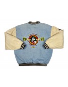 Mickey Mouse Denim Varsity Jacket