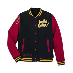 Mickey Mouse and Pluto Varsity Jacket