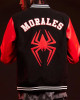 Miles Morales Spider-Man Across the Spider-Verse Varsity Jacket Miles Morales Spider-Man Across the Spider-Verse Varsity Jacket