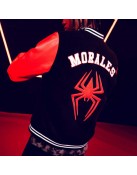 Miles Morales Spider-Man Across the Spider-Verse Varsity Jacket