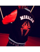 Miles Morales Spider-Man Across the Spider-Verse Varsity Jacket