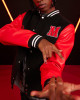 Miles Morales Spider-Man Across the Spider-Verse Varsity Jacket Miles Morales Spider-Man Across the Spider-Verse Varsity Jacket