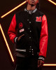 Miles Morales Spider-Man Across the Spider-Verse Varsity Jacket Miles Morales Spider-Man Across the Spider-Verse Varsity Jacket