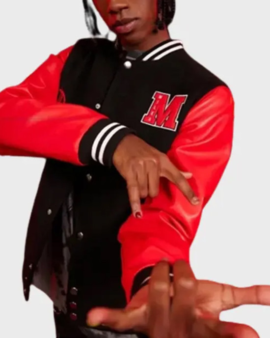 Miles Morales Spider-Man Across the Spider-Verse Varsity Jacket Miles Morales Spider-Man Across the Spider-Verse Varsity Jacket