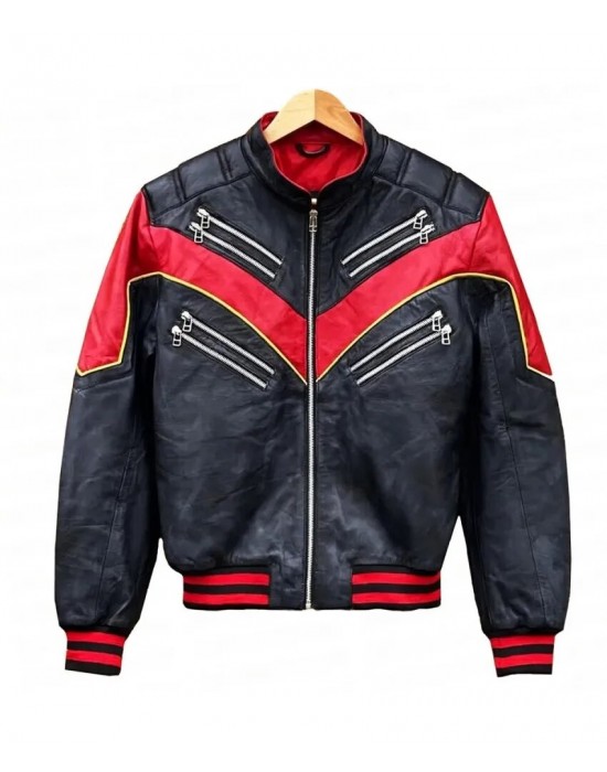 Miles Morales Spider-Man Biker Leather Jacket