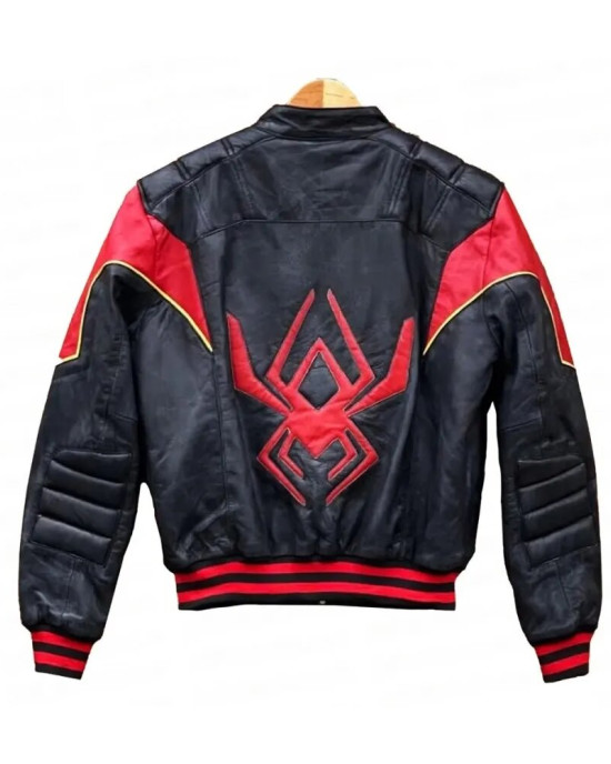 Miles Morales Spider-Man Biker Leather Jacket Miles Morales Spider-Man Biker Leather Jacket
