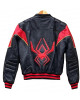 Miles Morales Spider-Man Biker Leather Jacket Miles Morales Spider-Man Biker Leather Jacket