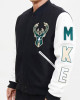 Milwaukee Bucks Black Letterman Jacket Milwaukee Bucks Black Letterman Jacket