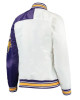 Minnesota Vikings Starter Satin White and Purple Jacket Minnesota Vikings Starter Satin White and Purple Jacket