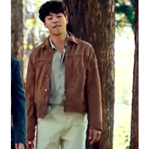 Money Heist Korea Lee Hyun‑Woo Brown Leather Jacket
