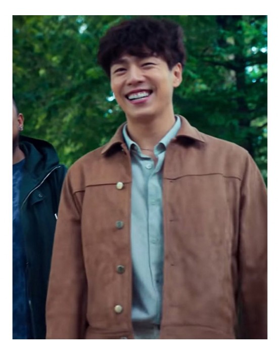 Money Heist Korea Lee Hyun‑Woo Brown Leather Jacket