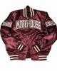 Morehouse College Maroon Bomber Jacket