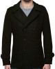 Morris Dark Green Pea Coat Mens Morris Dark Green Pea Coat Mens