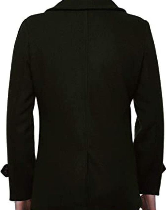 Morris Dark Green Pea Coat Mens Morris Dark Green Pea Coat Mens