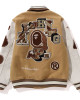 Multi Motif Bape Varsity Jacket Multi Motif Bape Varsity Jacket