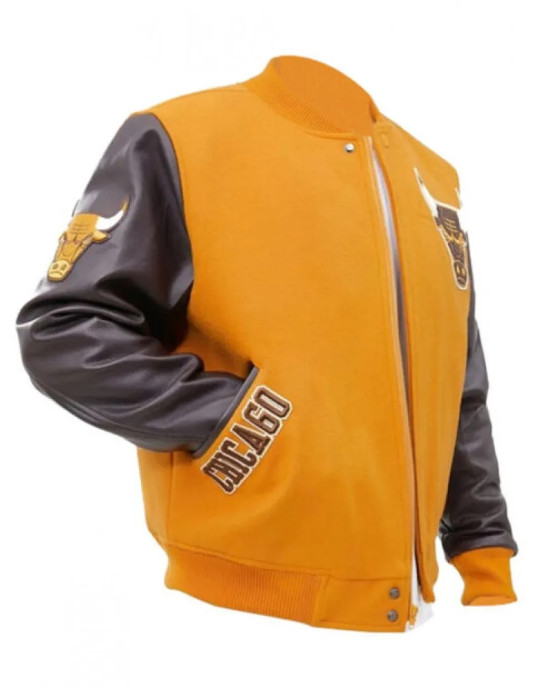 NBA Championship Chicago Bulls Logo Varsity Jacket
