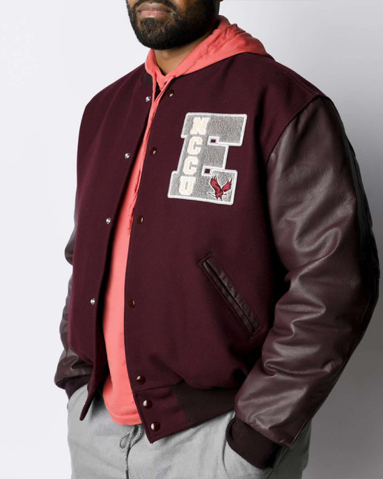 NCCU Eddie & Day Varsity Jacket NCCU Eddie & Day Varsity Jacket