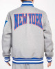 NY Giants Crest Emblem Gray Varsity Wool Jacket NY Giants Crest Emblem Gray Varsity Wool Jacket