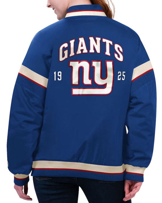 NY Giants Tournament Royal Varsity Jacket NY Giants Tournament Royal Varsity Jacket