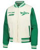 NY Jets Retro Classic Wool & Leather Varsity Jacket NY Jets Retro Classic Wool & Leather Varsity Jacket
