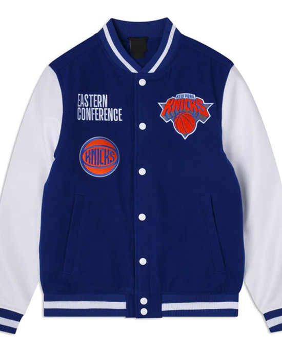NY Knicks Eastern Conference Varsity Jacket NY Knicks Eastern Conference Varsity Jacket